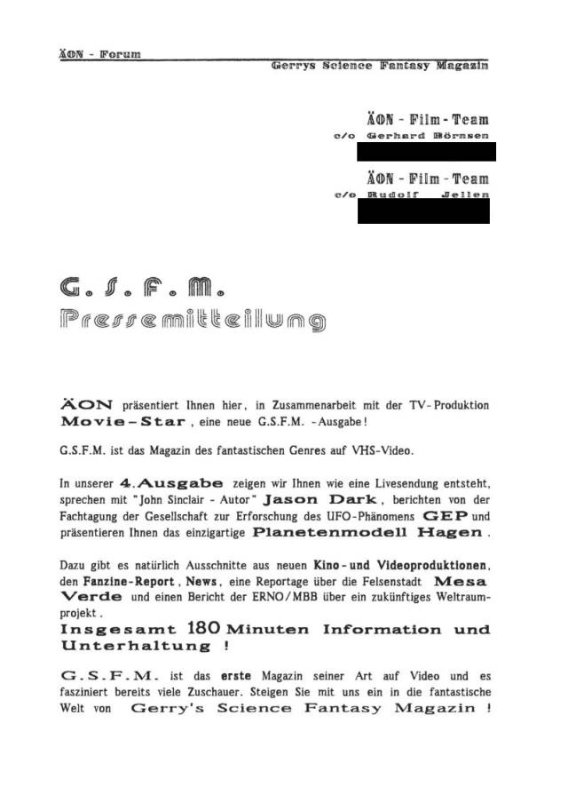 Pressemitteilung GSFM 4
